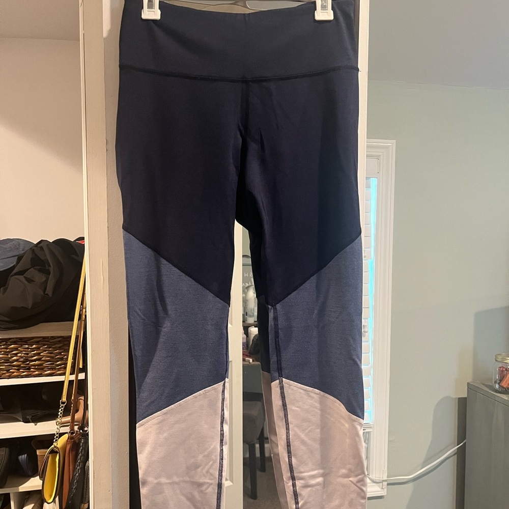 Old Navy Go Dry Blue and Pink Leggings